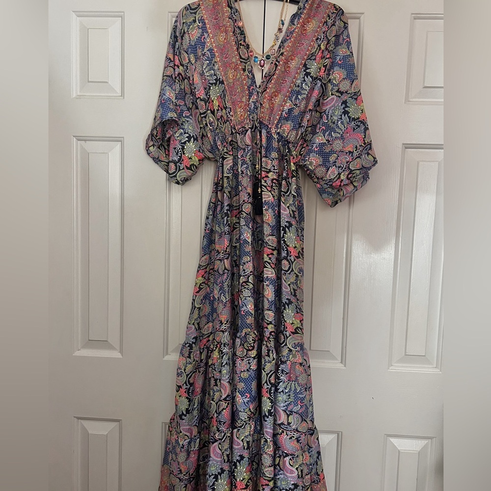 SALE NWT Boutique SILK  MIDI / MAXI DRESS